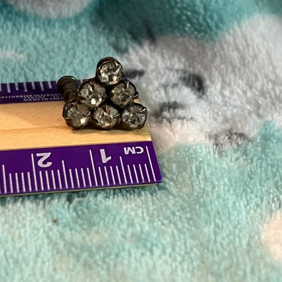 Vintage Silver Clip on Earrings Lot - 5 pair total - Picture 6 of 8